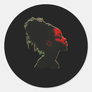 Black History Month Design1 Classic Round Sticker