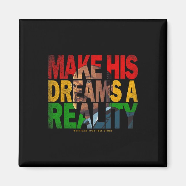 Black History Month Dream As Leaders African Ameri Magnet (Front)