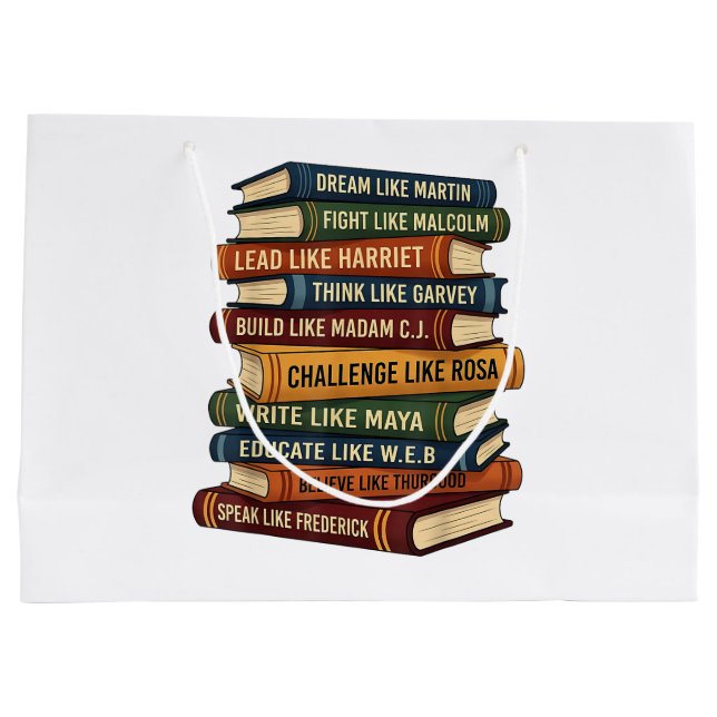 Black History Month Dream Large Gift Bag (Back)