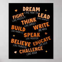Black History Month Dream Like African Leaders Men