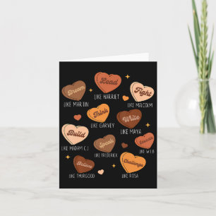 Black History Month Dream Like Martin African Lead Card