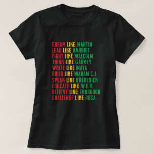 Black History Month, Dream Like Martin T-Shirt