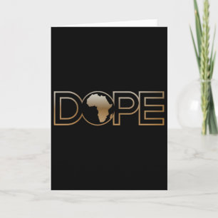 Black History Month Drug African American Pride Me Card