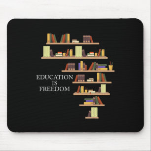 Black History Month Education Is Freedom Teacher F Mouse Mat