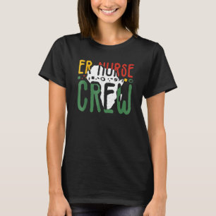Black History Month ER Nurse Crew African Emergenc T-Shirt