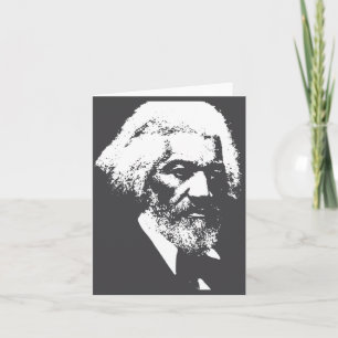 Black History Month Erick Dougl Silhouette T S  Card