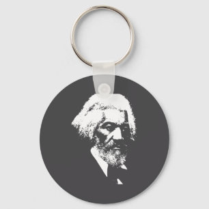 Black History Month Erick Dougl Silhouette T S Key Ring