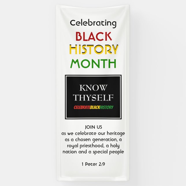 BLACK HISTORY MONTH Event Photo Template Vertical Banner (Vertical)