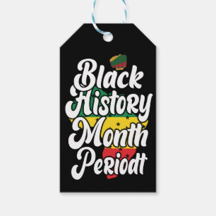 Black History Month February Melanin Sista Bruh Ki Gift Tags
