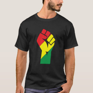 Black History Month Fist Black Power African Ameri T-Shirt