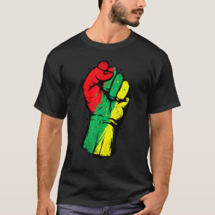 Black History Month Fist Black Power Women Men Kid T-Shirt