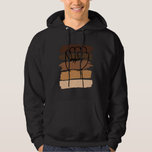 Black History Month Fist Civil Rights Women Men K Hoodie