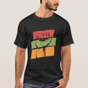 Black History Month Fist Gift Women Men Kids T-Shirt