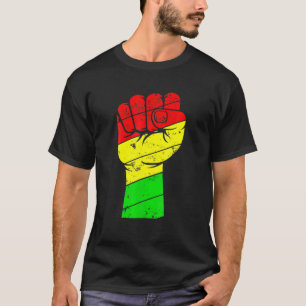 Black History Month Fist Gift Women Men Kids T-Shirt