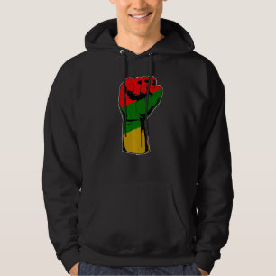 Black History Month Fist  Women Men Kids Hoodie