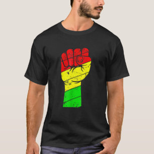 Black History Month Fist Women Men Kids T-Shirt