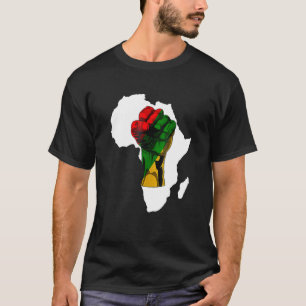 Black History Month Fist Women Men Kids T-Shirt