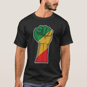 Black History Month Fist Women Men Kids T-Shirt