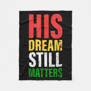 Black History Month Fleece Blanket