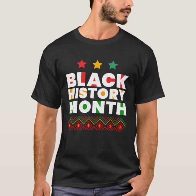 Black History Month for Boy and Girls T-Shirt (Front)