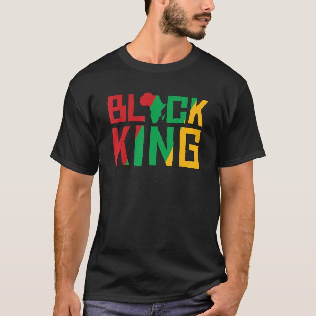 Black History Month For Men Boys African Pride Bla T-Shirt (Front)