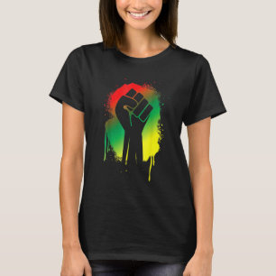 Black History Month For Men Women Kids African Pow T-Shirt