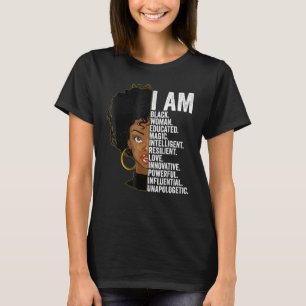 Black History Month For Women Black African Americ T-Shirt