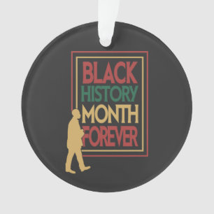 Black History Month Forever Typography Ornament