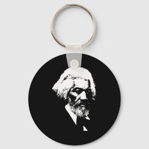 Black History Month Frederick Dougl Silhouette T S Key Ring