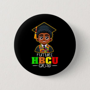 Black History Month Future Hbcu Grad Black Girl Af 6 Cm Round Badge