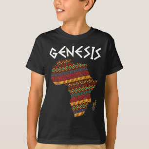Black History Month Genesis Proud Africa African A T-Shirt