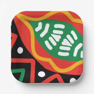 Black History Month Geography   Paper Plate