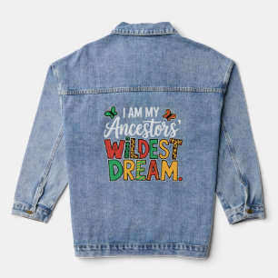 Black History Month Gifts Black History Is America Denim Jacket