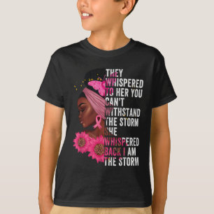 Black History Month Girl I Am The Strong African Q T-Shirt