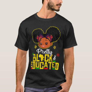 Black History Month Girls African African Queen Ki T-Shirt
