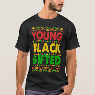 Black History Month Girls Boys Young Black ed 3 T-Shirt
