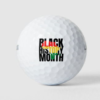 Black History Month Golf Balls