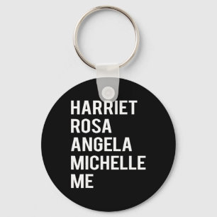 Black History Month Harriet Rosa Angela...black Le Key Ring