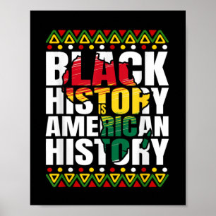 Black History Month Heritage Culture African Ameri Poster