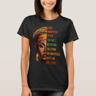 Black History Month Heritage Culture African Ameri T-Shirt