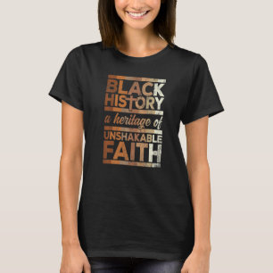 Black History Month Heritage Of Unshakeable Melani T-Shirt