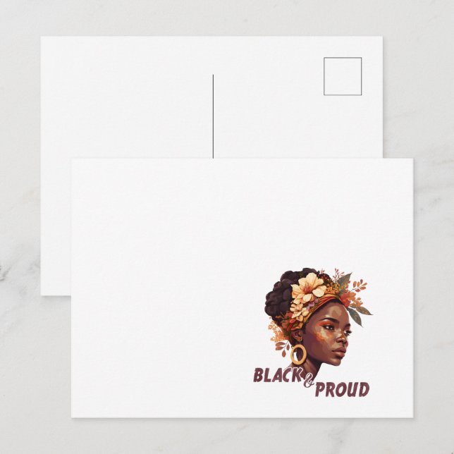 Black History Month  Holiday Postcard (Front/Back)