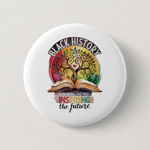 Black History Month Honoring The Past Bhm African 6 Cm Round Badge