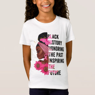 Black History Month Honouring Past Inspiring Futur T-Shirt