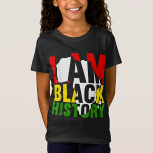 Black History Month I Am Black History Melanin Wom T-Shirt