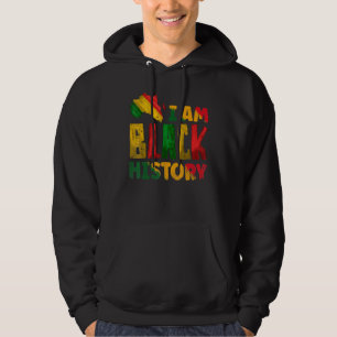 Black History Month I Am Black History Pride Afric Hoodie