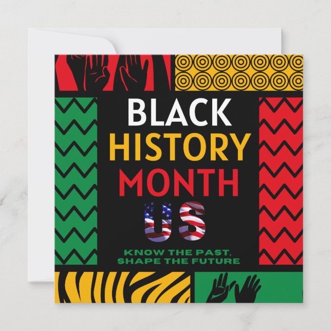 Black History Month Invitation (Front)