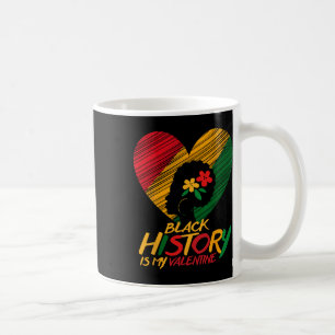 Black History Month Is My Valentine Women Coffee Mug