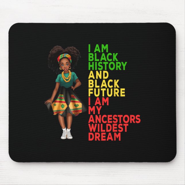 Black History Month Juneteenth Independence Day Ki Mouse Mat (Front)
