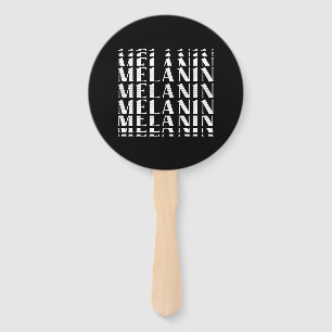 Black History Month Juneteenth Melanin Hand Fan